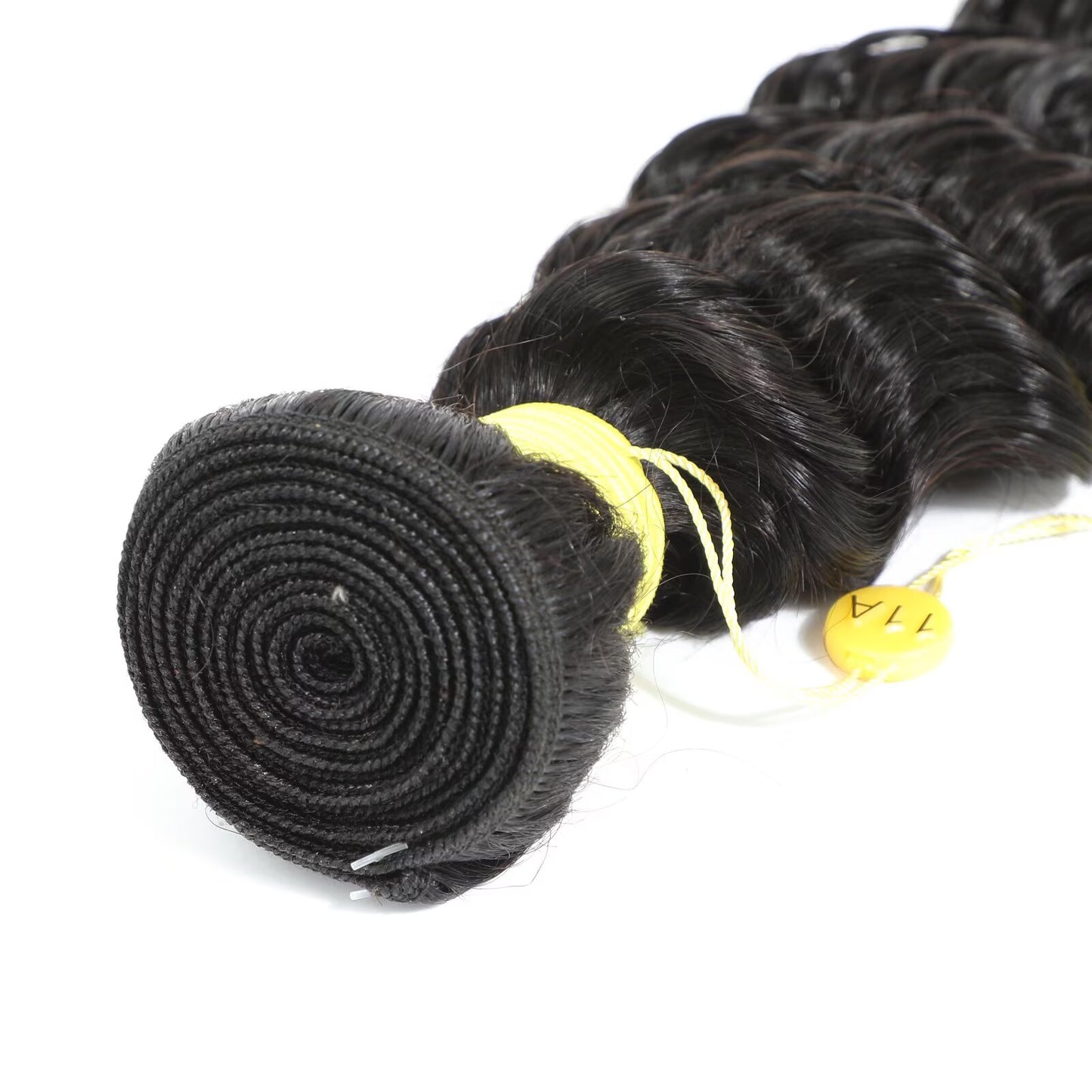 WeaveMaster Deep Wave Bundles Human Hair 11A 100% Unprocessed Virgin Raw Remy Hair 1b#