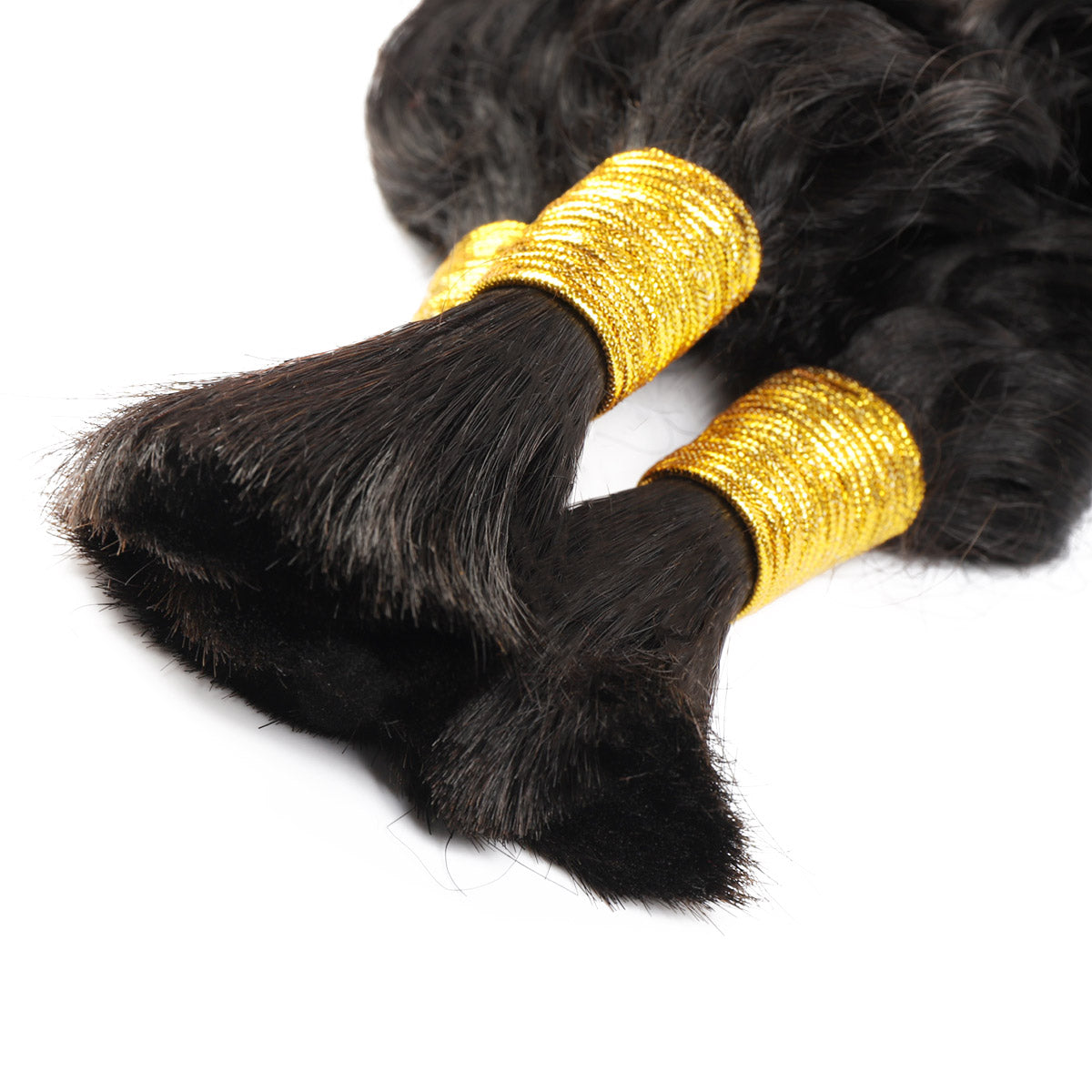 Weave Master Deep Wave Bulk Braiding Human Hair bulk Hair Bundles wholesale Braiding Hair Hair Bulk