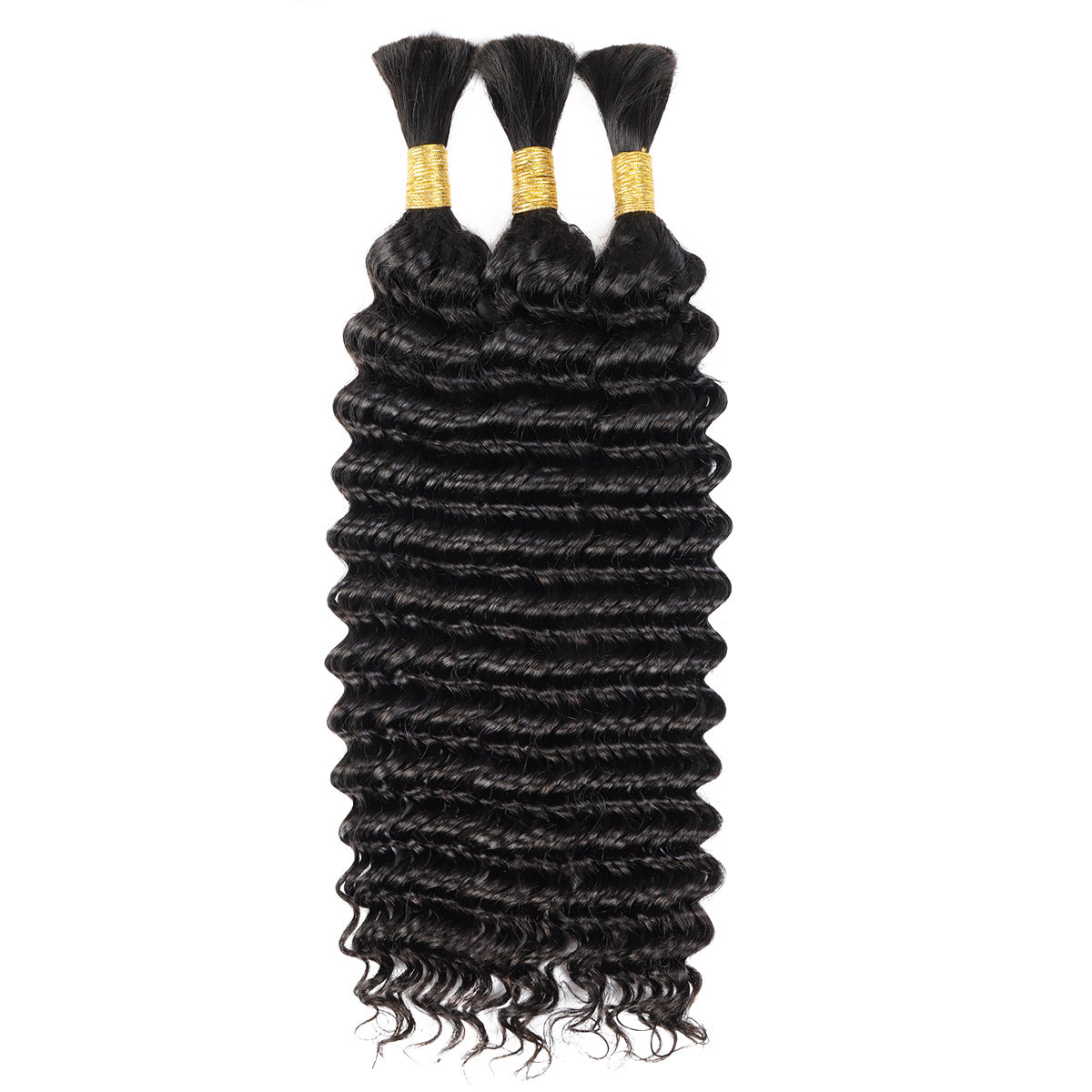Weave Master Deep Wave Bulk Braiding Human Hair bulk Hair Bundles wholesale Braiding Hair Hair Bulk