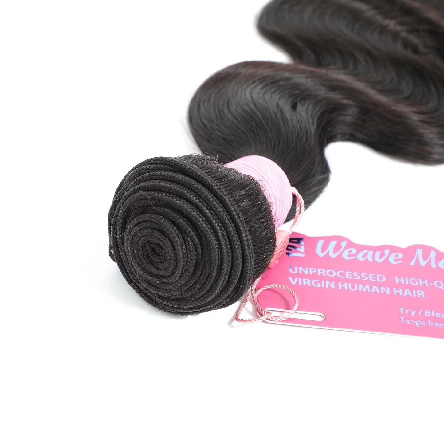 WeaveMaster Body Wave Bundles Human Hair 12A 100% Unprocessed Virgin Raw Remy Hair 1b#