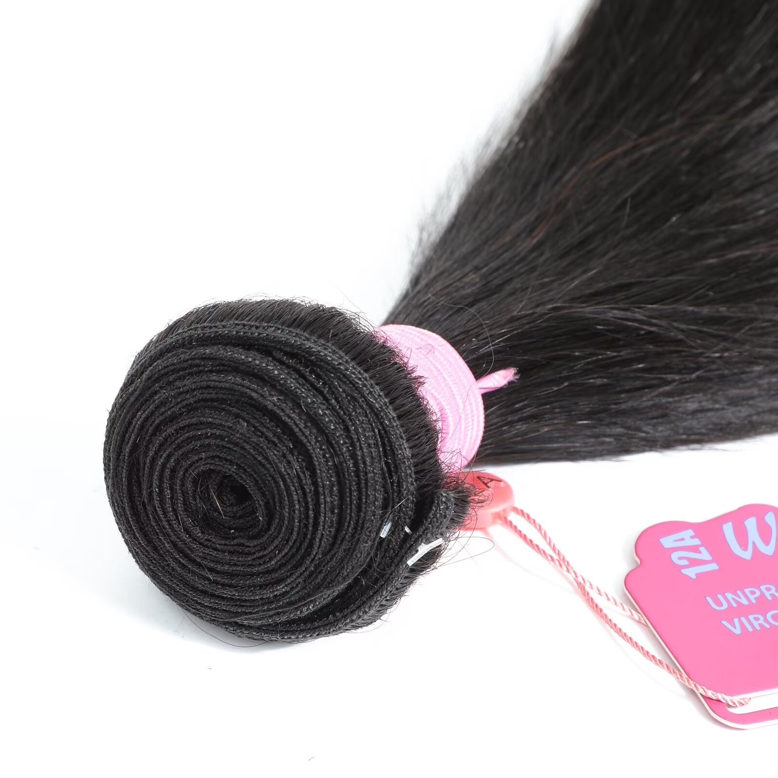 WeaveMaster Straight Bundles Human Hair 12A 100% Unprocessed Virgin Raw Remy Hair 1b#