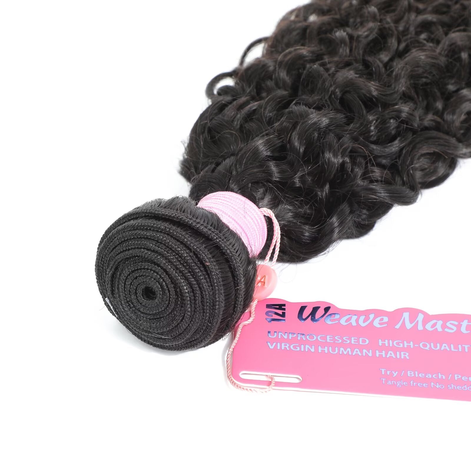 WeaveMaster Jerry Curl Bundles Human Hair 12A 100% Unprocessed Virgin Raw Remy Hair 1b#
