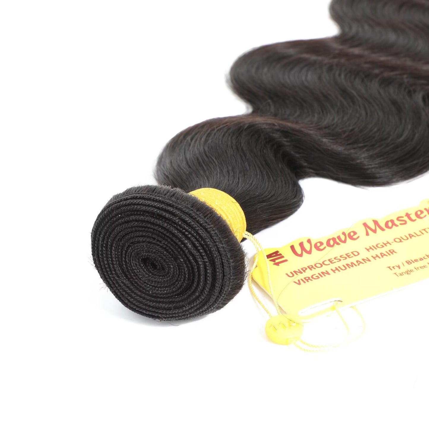 WeaveMaster Body Wave Bundles Human Hair 11A 100% Unprocessed Virgin Raw Remy Hair 1b#