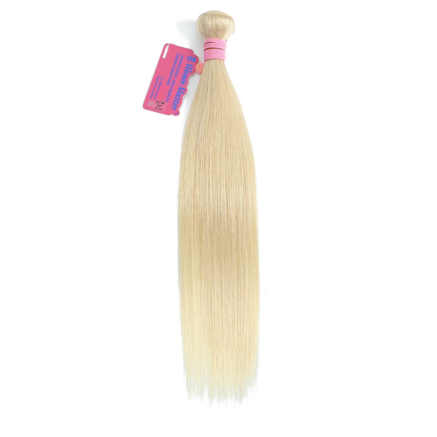 WeaveMaster Straight Bundles Human Hair 12A 100% Unprocessed Virgin Raw Remy Hair 613#