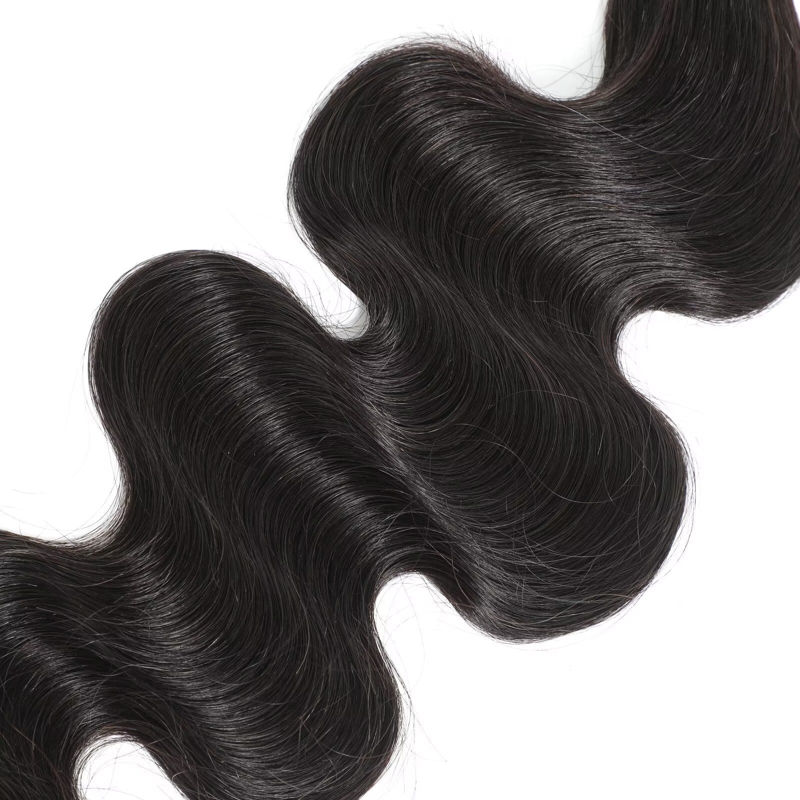 WeaveMaster Body Wave Bundles Human Hair 12A 100% Unprocessed Virgin Raw Remy Hair 1b#