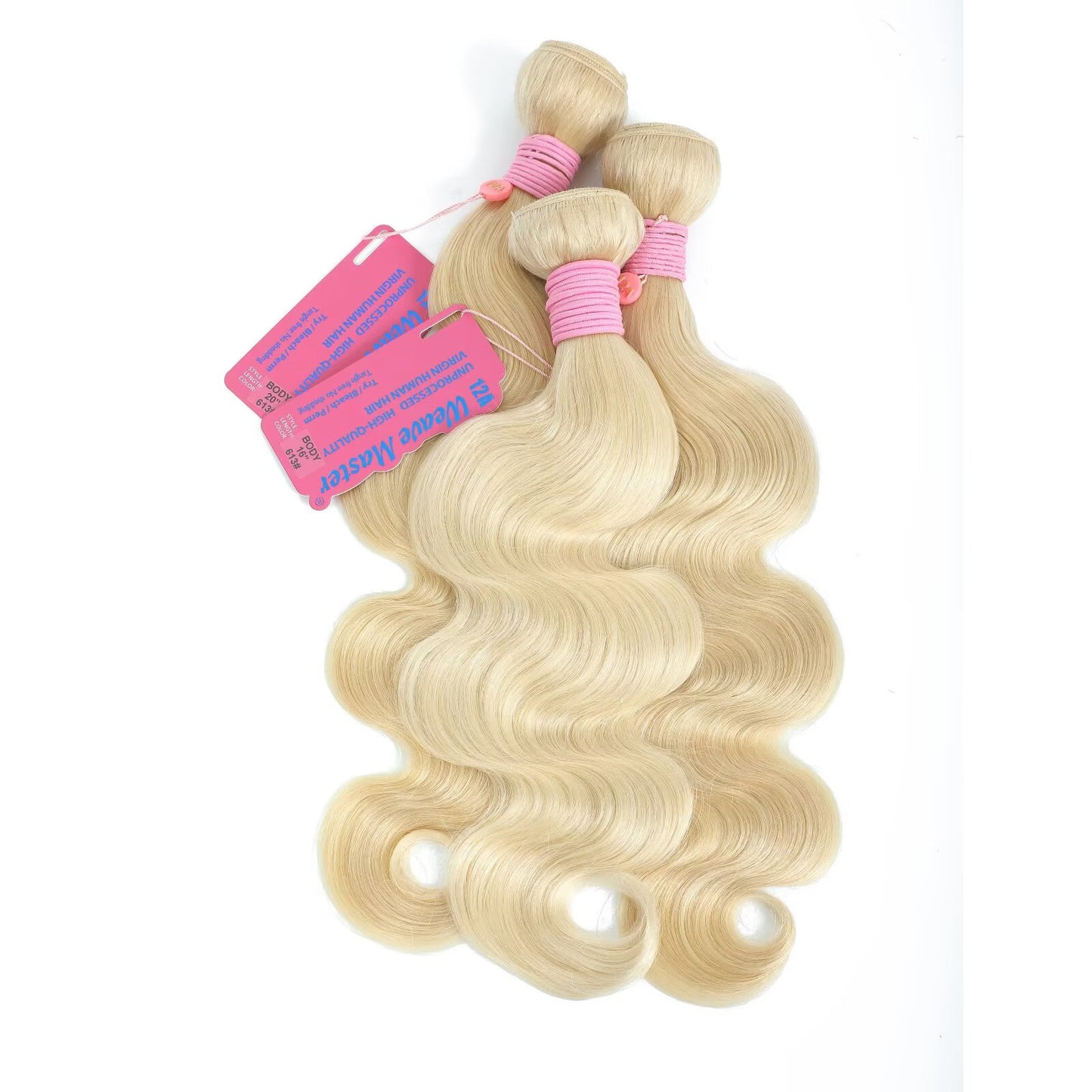 WeaveMaster Body Wave Bundles Human Hair 12A 100% Unprocessed Virgin Raw Remy Hair 613#