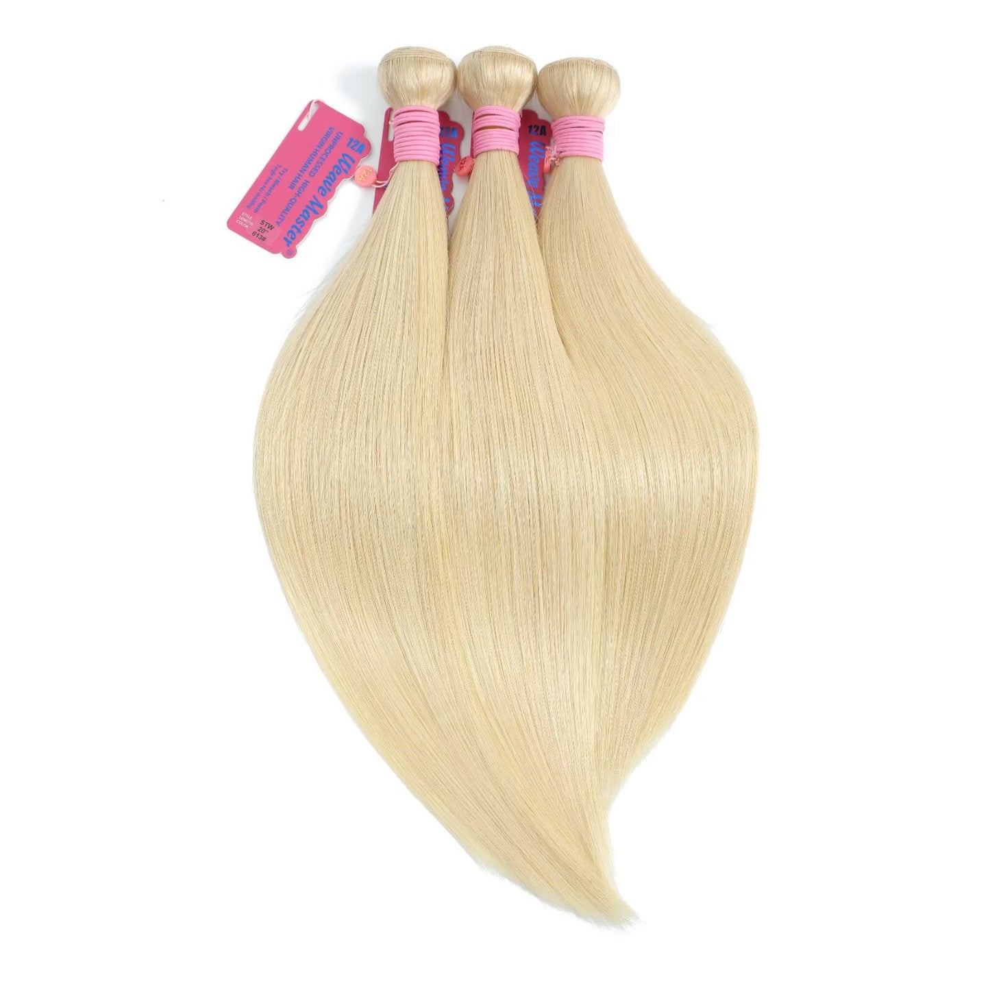 WeaveMaster Straight Bundles Human Hair 12A 100% Unprocessed Virgin Raw Remy Hair 613#