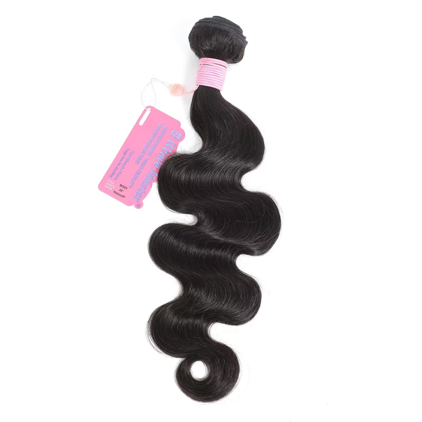 WeaveMaster Body Wave Bundles Human Hair 12A 100% Unprocessed Virgin Raw Remy Hair 1b#